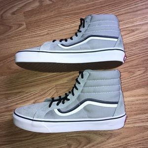 Gray vans high top size8